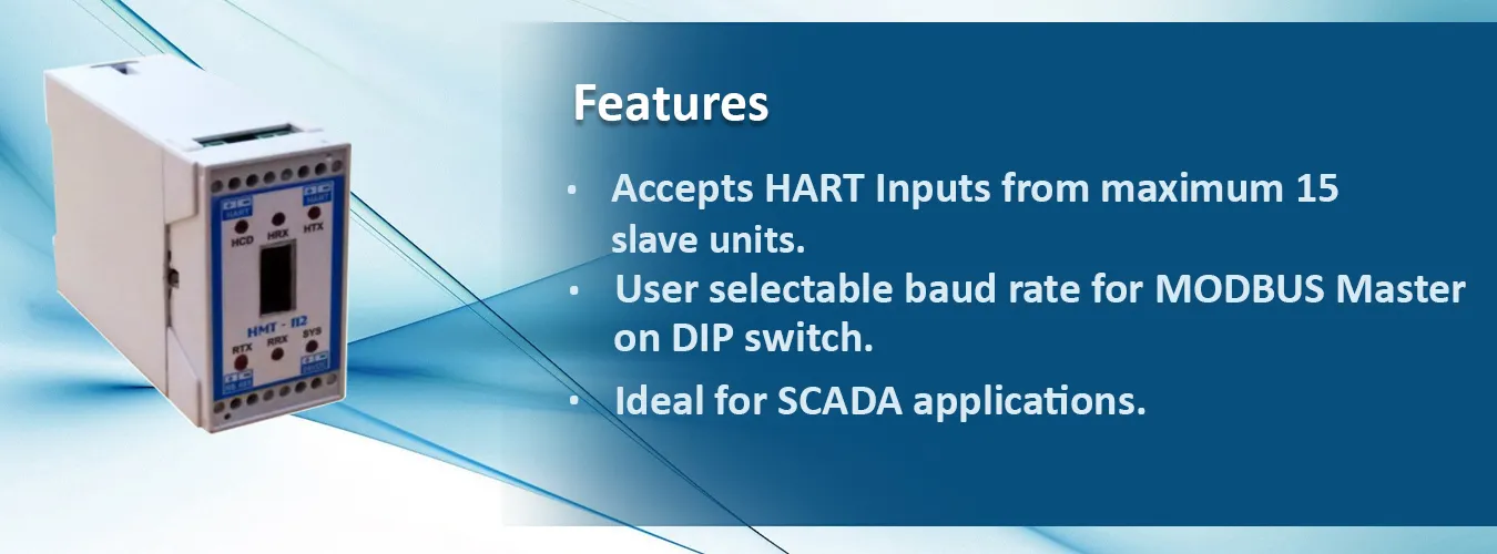 HART to MODBUS Converter HART To Modbus Indicators, Converters, Digital Input Output Modules / Digital I/O Modules / DIDO Modules, SCADA Based Systems / SCADA Solutions, Manufacturer, Supplier, Exporter, Temperature Humidity Sensors